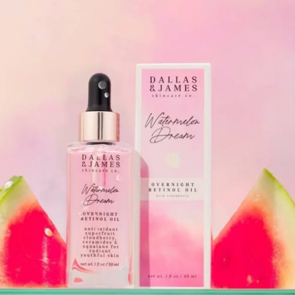 Dallas & James Skincare Co. Watermelon Dream Overnight Retinol Oil